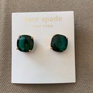 Kate Spade Faux Emerald Earrings
